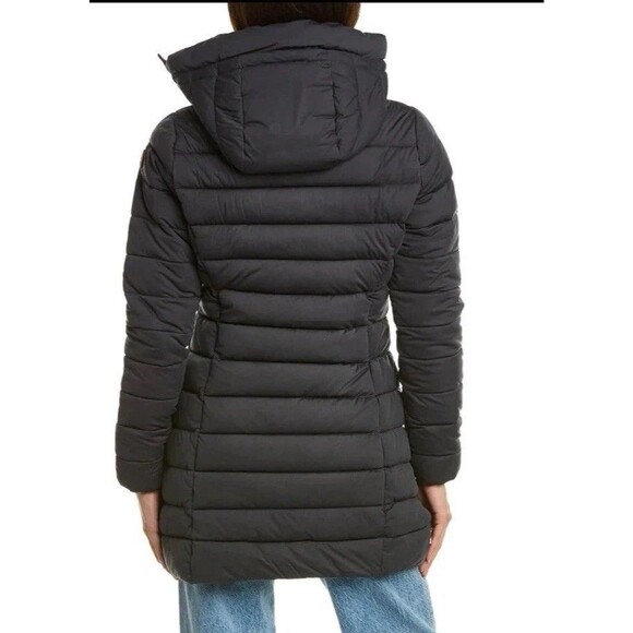 SAVE THE DUCK Black Dorothy Quilted Removable Hood Puffer Jacket NWT Size 5 L/XL - Picture 4 of 12